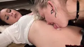 Sexy Belly and Navel Worship by Two Lesbian Teens