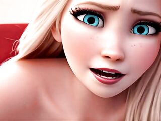 Elsa entreats u to cum for her all over her in each gap that babe has JOI