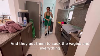 My cleaning lady gives me last, that's why she follows me.