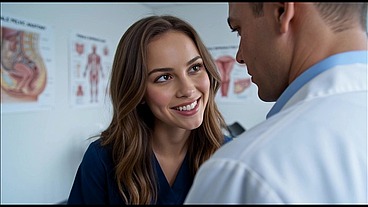 PERVERT GYNECOLOGIST FUCKS HIS PATIENT WITHOUT MERCY- PORN IN SPANISH- AI PORN