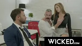 WICKED - Annie King�s HR Demo Turns into Boss�s Wild Office Pound
