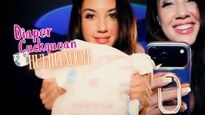 😈New😈 Diaper Cuckquean - Your Loser Wife Trapped, Mocked, and Crinkly!