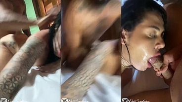 Conheci um desconhecido na praia e ele me convidou para beber no Hotel dele, chegando lá ele me fez chupar o pau dele bem safadinha e depois me colocou de quatro para meter aquele pau todinho n