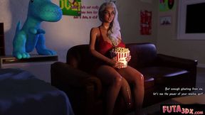 Futanari action with endearing lass from Futa3DX