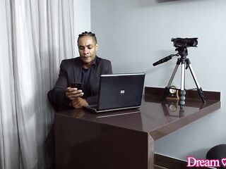 Large Weenie in The Butt Makes Sexy Shemale Bella Salvatore Cum