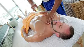 Rub Ride: Hot Interracial Massage Action – Robert Axel x Brant Dickson