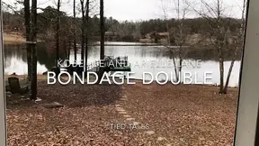 Roommate double-teamed in bondage