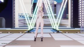 [mmd] T-ara - so Crazy Ahri Sexy Naked Dance League of Legends Uncensored Hentai