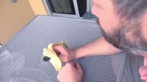 Humiliated Cuckold and His Banana