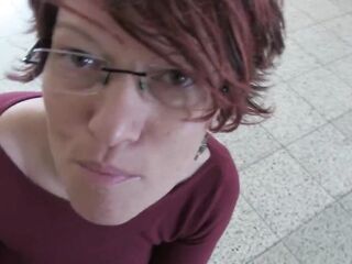Hard Bang in a Educate Station - Popp Sylvie in Public