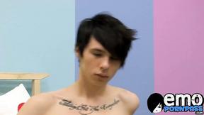 ”Dylan Scouville wanks his hard prick & blows a sexy load”