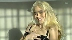 Spectacular and luscious blondie is feeling attraction for black meat
