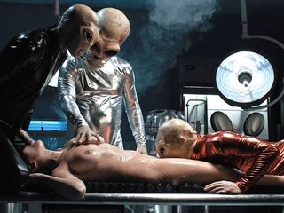 Aliens Group sex Bukkake - Rissa May