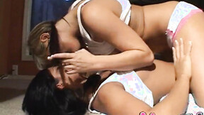 Lesbian passion between babes