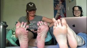 FEET TIMES TWO