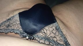 Cumming on Stepsisters Sexy Sating thong Tight but sexy