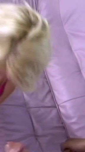 Stranger picks up a blonde babe and fucks her in the living room   Clip 1