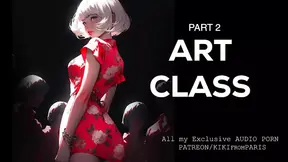 Sultry Art Class - Part 2 - Teacher's Wet Desire