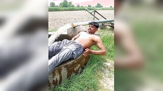 Desi Village Romp Dude Ginormous Wood Bathing