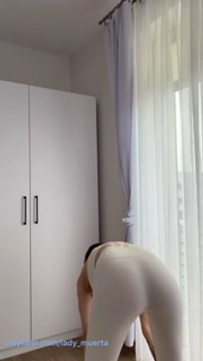 Irish shy girl next door slow Stripping and show Pink Nipples