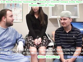 $CLOV Become Doctor Tampa, Glove In As Logan Lace Gets Fresh Student Gyno Exam Whilst Boyfriend Watches