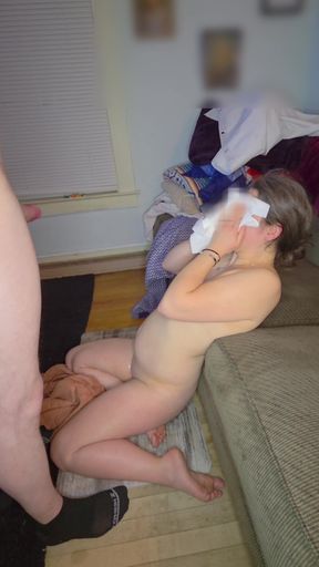 She's fun from all angles and takes a face full of cum