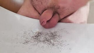 Franciscomorenovip - Getting myself heated up and fumbling myself while I trim and boink myself