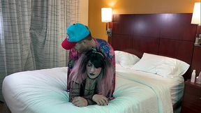 Artist Fucks Sexy Goth Trans Babe