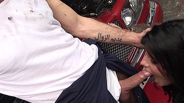 Harvey Jay And Her Friend Fuck The Mechanic