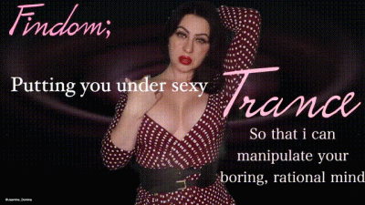 Putting you under trance so that I can manipulate your boring, rational mind into sending more than you should!