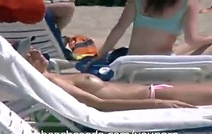 South Florida Girls Naked on the Beach Part 1