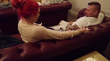 Roxi Fucks while we all watch TV