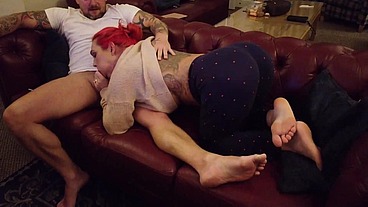 Roxi Fucks while we all watch TV