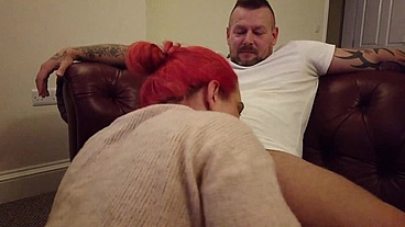 Roxi Fucks while we all watch TV
