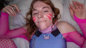 New Trans Starlet Zaira Gets Creampied in Dva Cosplay in First Ever Sextape