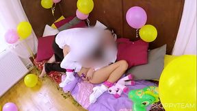 No Spoon = She EATS her Birthday Cake with his COCK  Food Whipped Cream