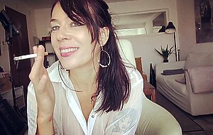 Adeline lafouine, i smoke and touch my pussy