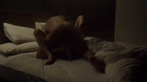 Japanese girl in pink panties enjoys fucked from behind with no foreplay