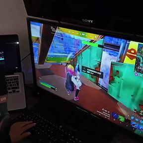 My Stepsister Bets Win On Fornite, And I Have To Pay By Filling Her Vagina With Cum