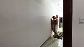 My stepfather has dry humping with me and masturbates me in the hallway.