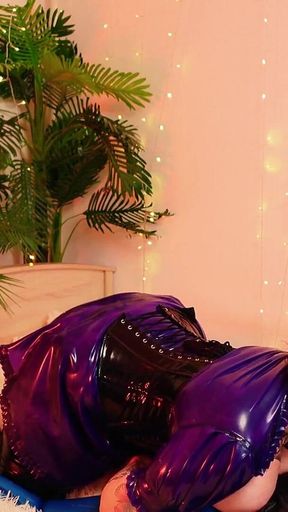 Backstage - Behind the Scenes - Latex Rubber Lesbian Porn Making Video Process
