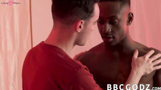 Black man gets his big dick sucked before raw hammering