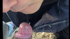 deixando o cara mama gostoso meu pau