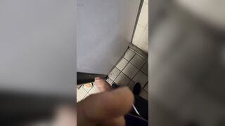 Cruising at public wc.