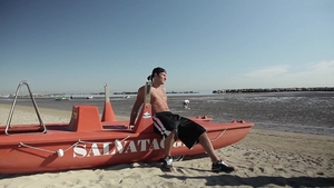 Brad Fitt's Balcony Blowjob for His Buddy