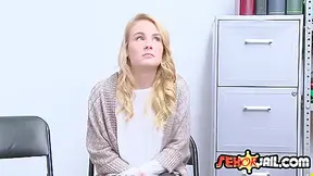 Teen 18+ Thief Got Double Trouble When This Horny Cop Called Her Stepmother To The Office Too