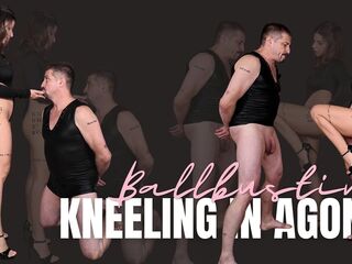 Kneeling in Anguish - Ballbusting