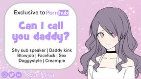 (F4M) Shy girlfriends asks boyfriend if she can call him daddy - (ASMR JOI)