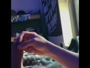 Window exhibition cumshot