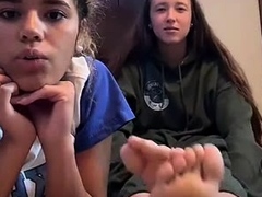 Retro lesbian foot fetish